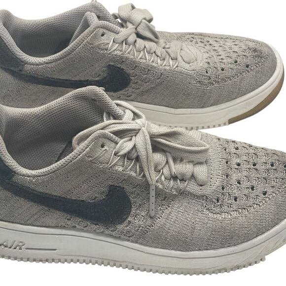 Nike Air Force 1 Flyknit Low Pale Grey  size 6 - Picture 8 of 16